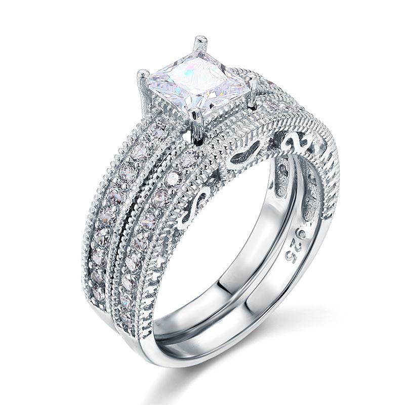 925 sterling sale silver wedding sets