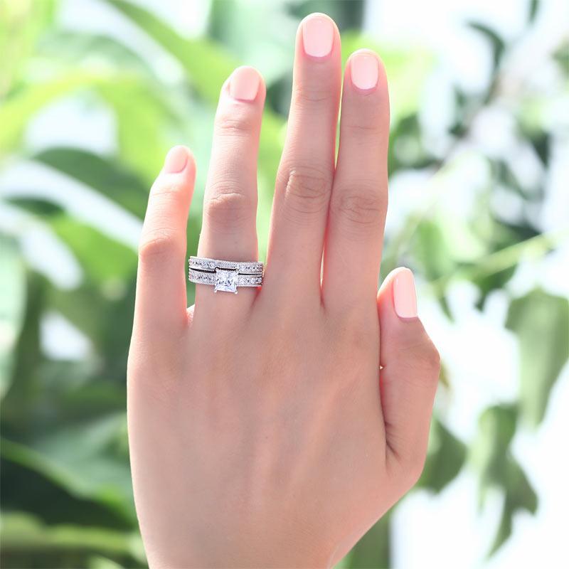 Bridal ring sets under 100 shop