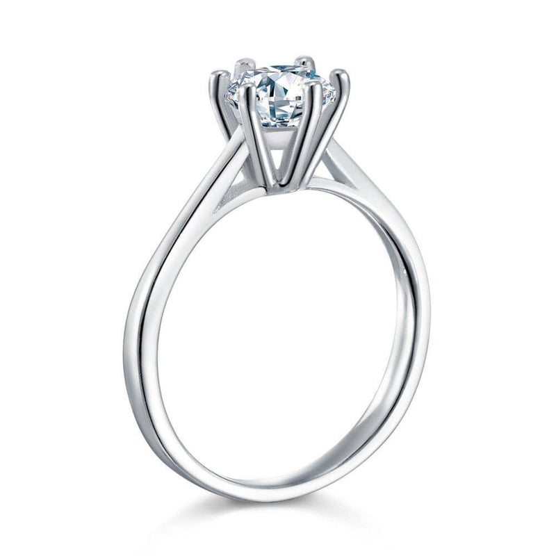 1.00ct Classic Round Brilliant Cut Diamond Ring
