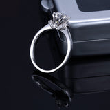 Lab-Diamond Vintage Round Cut Engagement Ring, Choose Your Stone Size and Metal