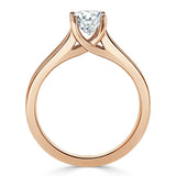 1.00ct  Asscher Cut Moissanite Engagement Ring, Classic Style with Split Shank,  Available in White Gold, Platinum, Rose Gold or Yellow Gold