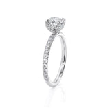 1.00ct  Round Cut Moissanite Engagement Ring, Classic Style,  Available in White Gold, Rose Gold, Yellow Gold or Platinum
