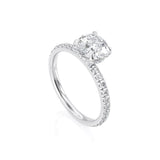1.00ct  Round Cut Moissanite Engagement Ring, Classic Style,  Available in White Gold, Rose Gold, Yellow Gold or Platinum