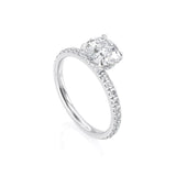 Lab-Diamond, Round Cut Engagement Ring, Classic Style, Choose Your Stone Size and Metal