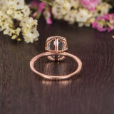 2.50ct Aqua Marine Oval Cut Halo Engagement Ring, Vintage Design, Choose Your Metal